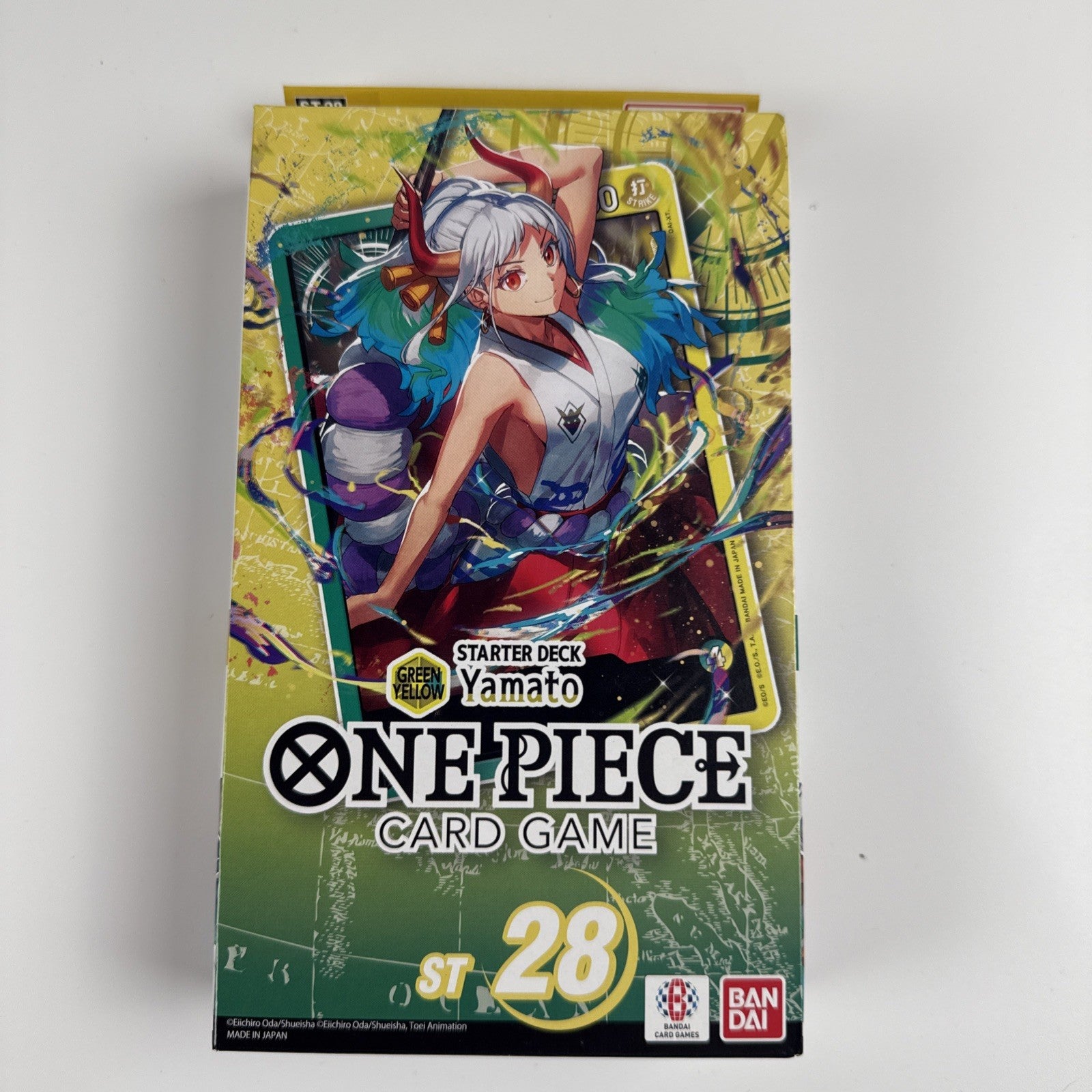 One Piece TCG: Starter Deck ST-28 Yamato Green/Yellow New Sealed English
