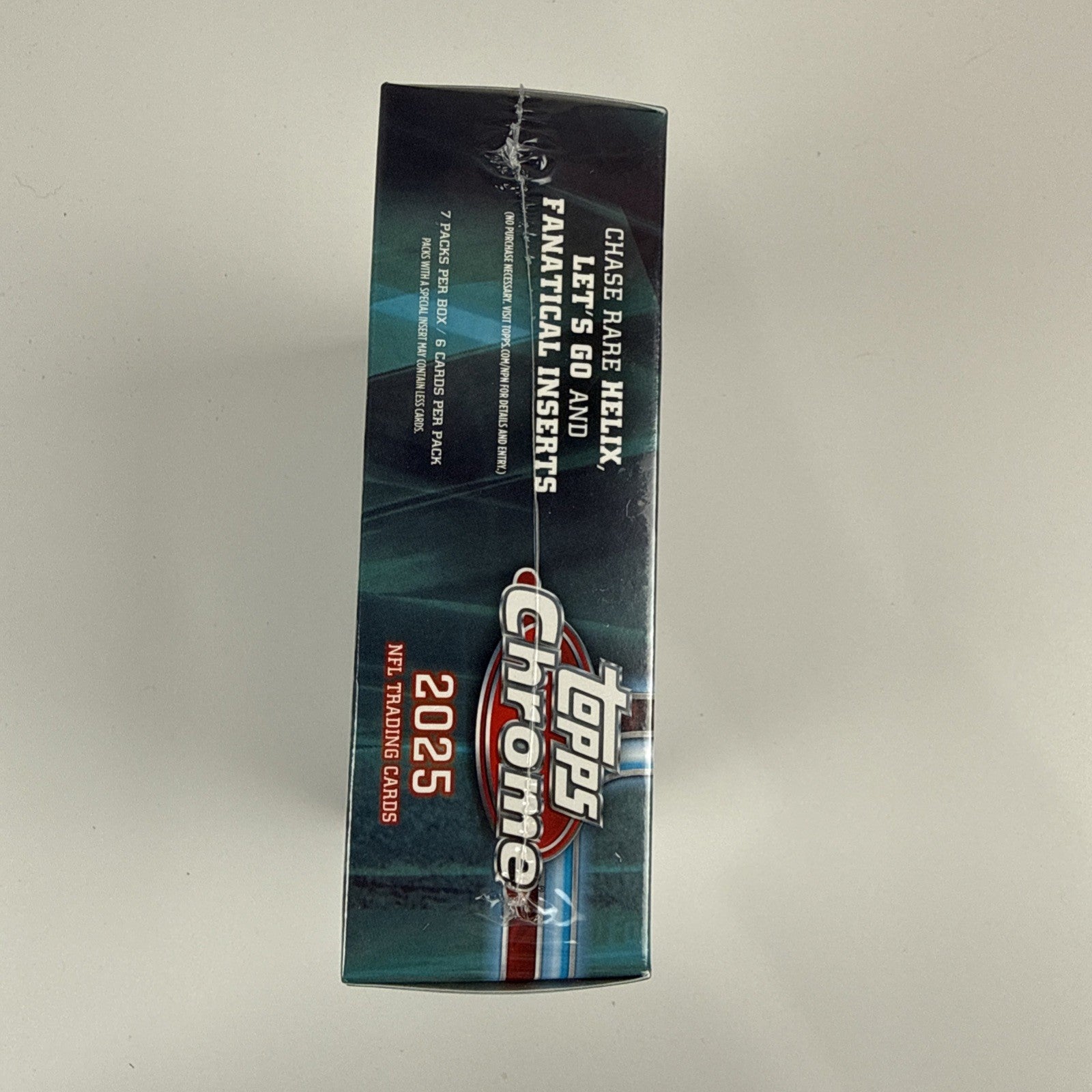 2025 Topps Chrome NFL Mega Box Football FANATICS EXCLUSIVE Sealed IN HAND