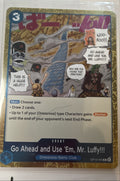 Go Ahead and Use 'Em, Mr. Luffy!!! OP15-055 Adventure on Kami's Island Foil