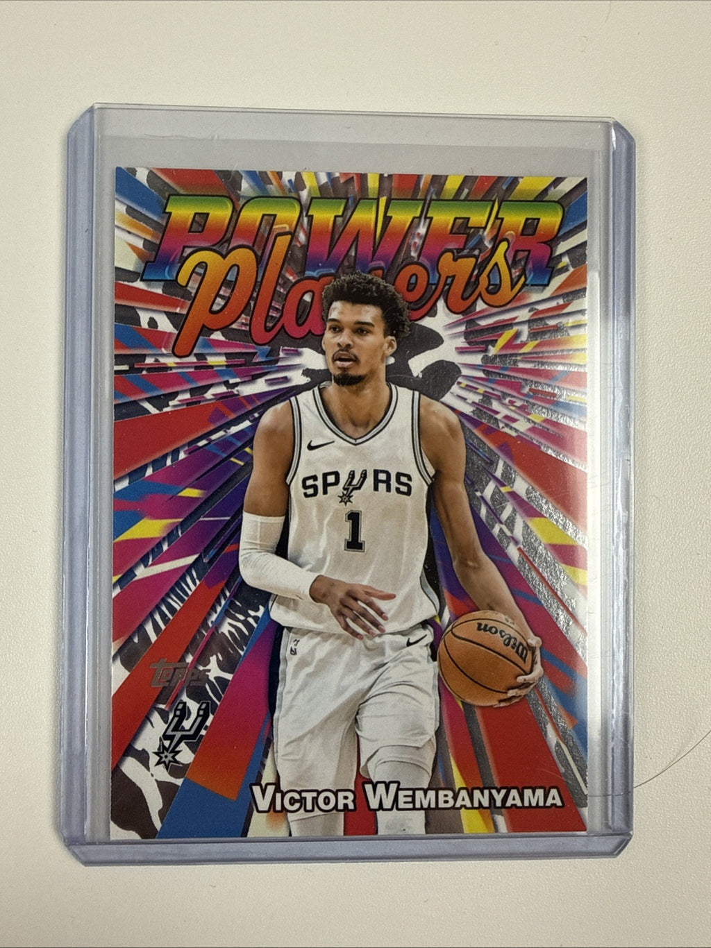 🔥2025-26 Topps Basketball Victor Wembanyama Power Players #PP-15 Spurs🔥