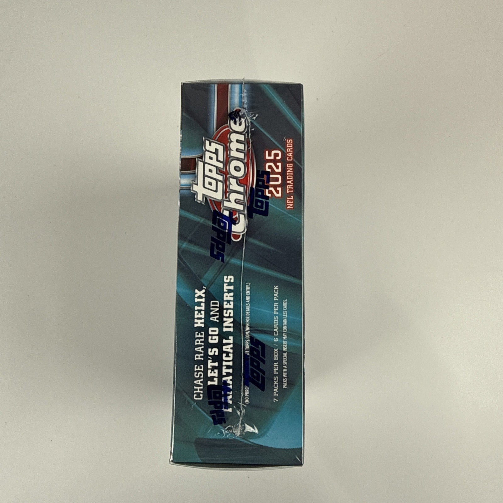 2025 Topps Chrome NFL Mega Box Football FANATICS EXCLUSIVE Sealed IN HAND