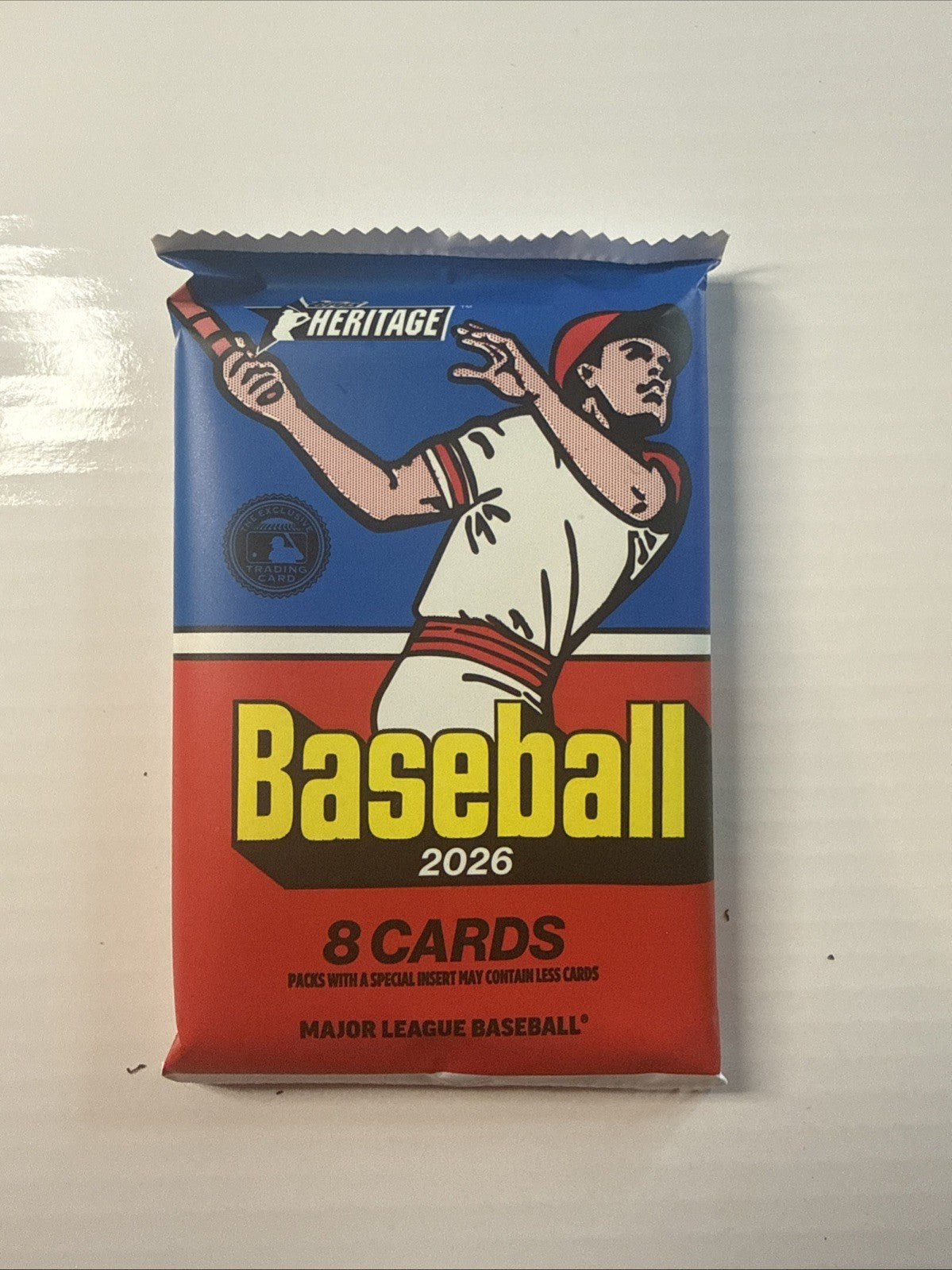 2026 Topps Heritage Baseball Pack (8 Cards) Brand New Factory Sealed