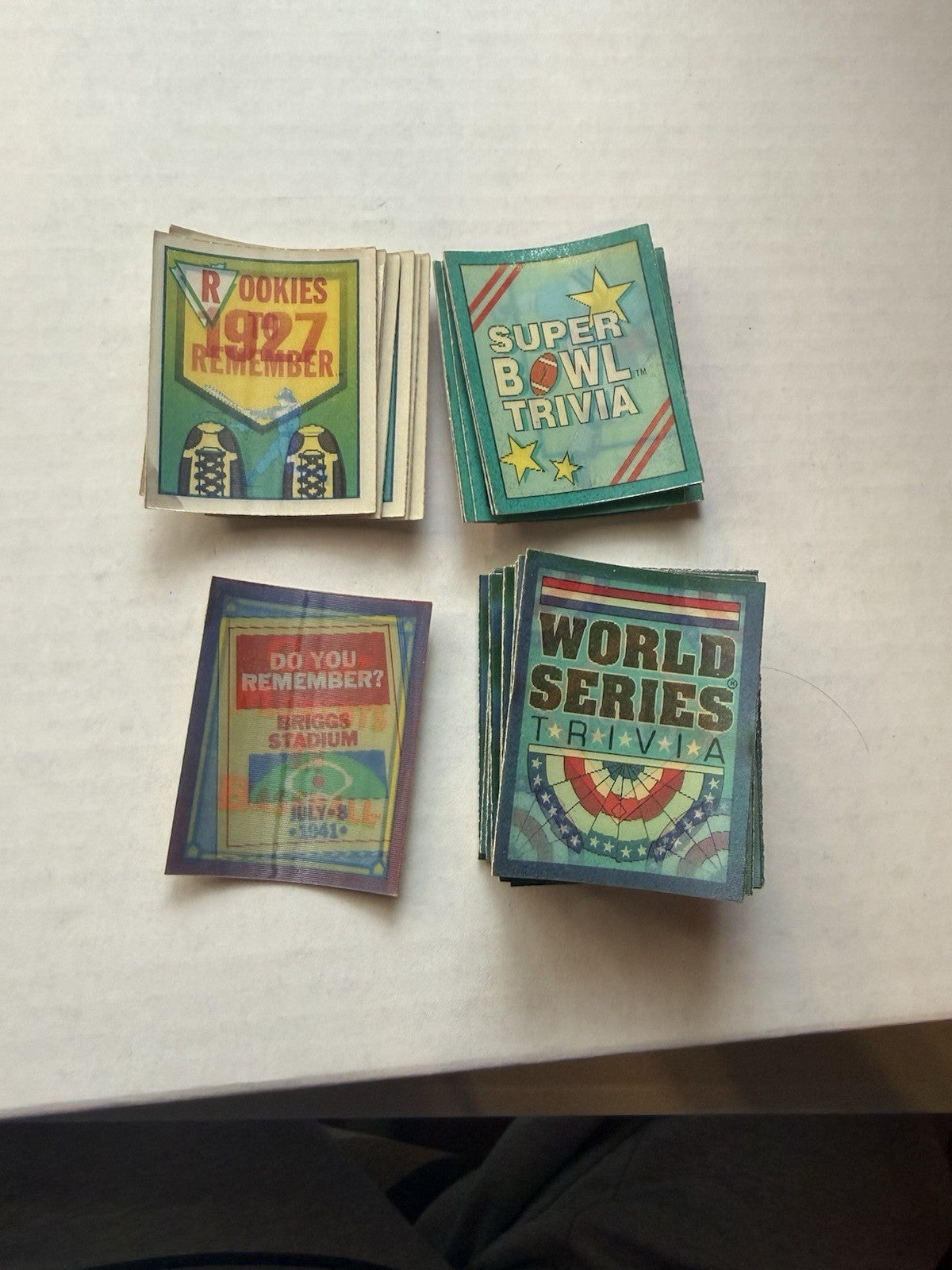 1988-1991 Score Magic Motion World Series Trivia Cards Lot Of 36