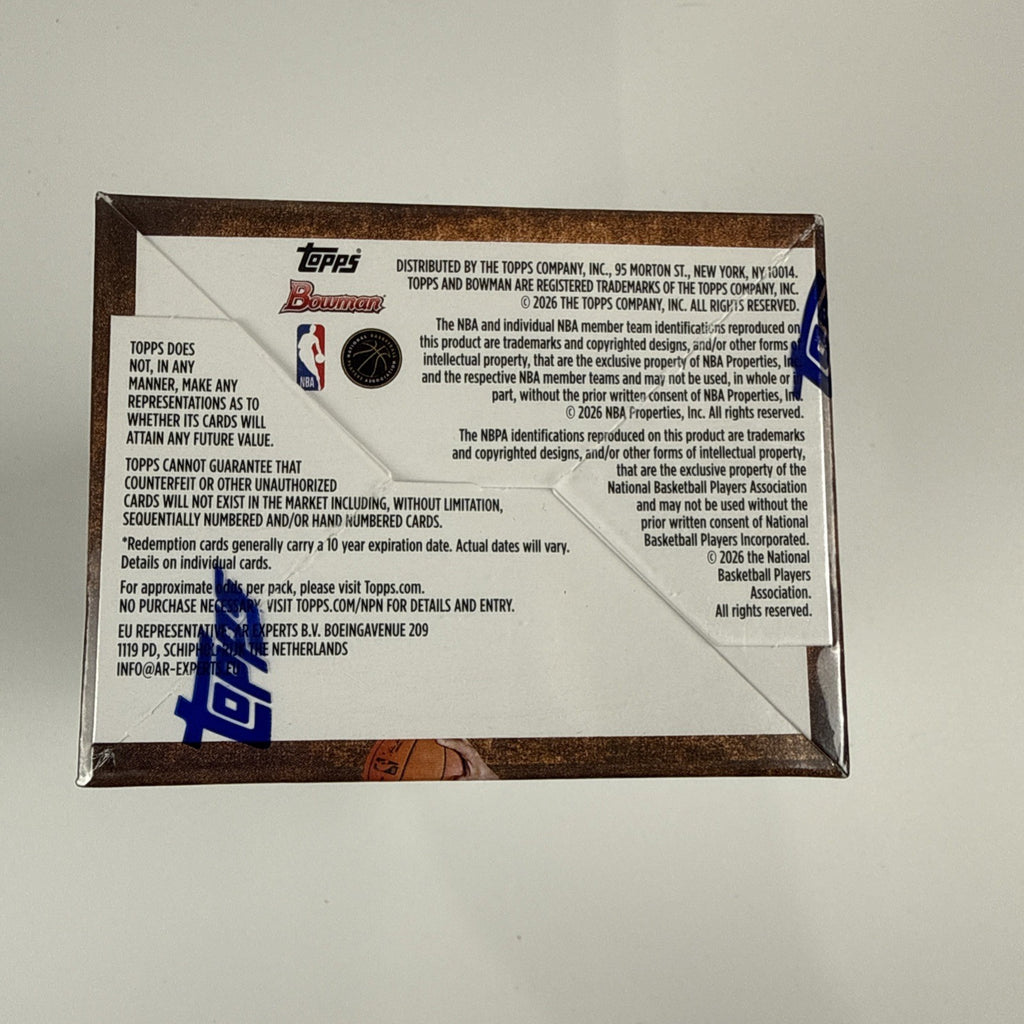 2025/26 Bowman Basketball Factory Sealed Value Box
