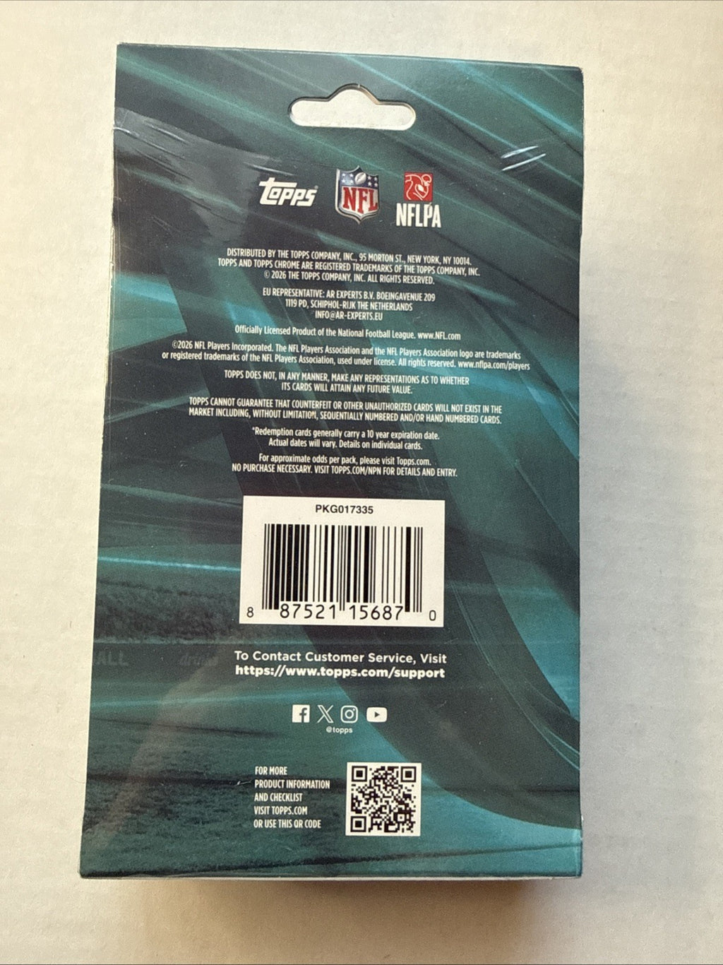 2025 Topps Chrome NFL Football Hanger Box Sealed 20 Cards In Hand 🔥