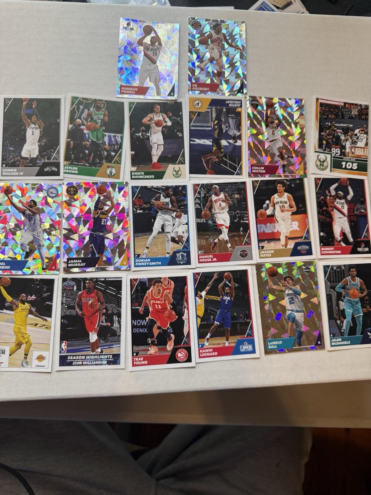 Panini NBA Basketball Sticker Collection 2021 Lot Of 23