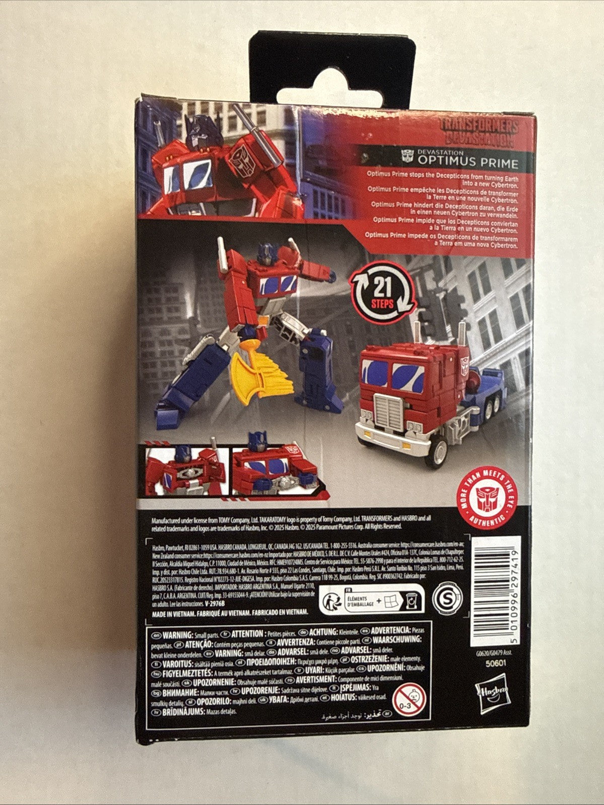 Transformers Studio Series  Class Devastation Optimus Prime Action Figure