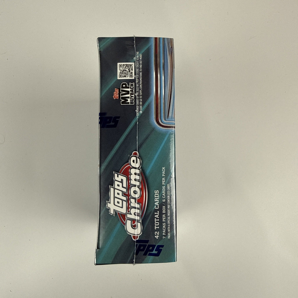 2025 Topps Chrome NFL Mega Box Football FANATICS EXCLUSIVE Sealed IN HAND